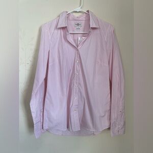 J. Crew Light Pink Striped Dress Shirt - S